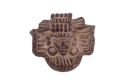 Figure made of terracotta. Mayan Culture, 1000 AD.