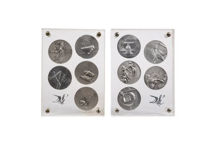 DALÍ, SALVADOR (1904 - 1989)
Ten Spanish silver me