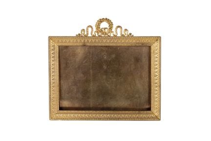Fine Napoleon III frame made of mercury-gilt bronz