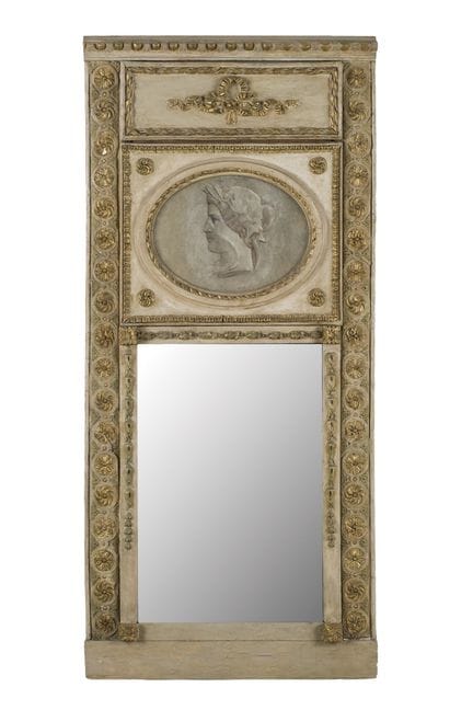 Neoclassical Louis XVI style trumeau made of carve