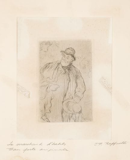 RAFFAELLI (1850 - 1924)
Etching on paper. Signed i