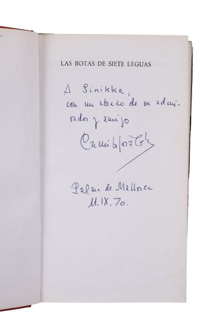 CELA, CAMILO JOSE (1916 - 2002)
CELA, Camilo José.