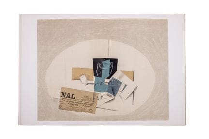 "DERRIERE LE MIROIR. GEORGES BRAQUE. PAPIERS COLLÉ
