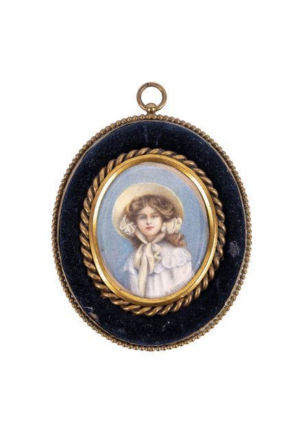 ESCUELA EUROPEA S. XIX
Miniature painted in gouach