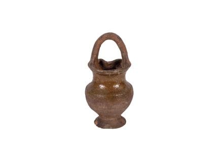 Roman glazed terracotta vessel. Rome, 3rd century 