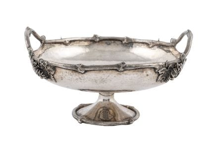 Spanish silver centerpiece, hallmarked, 916 finene