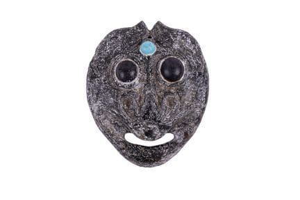 Chinese mask made of stone. Provenance: - Private 