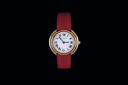 Damenarmbanduhr von CARTIER, Modell „Vendôme“, aus