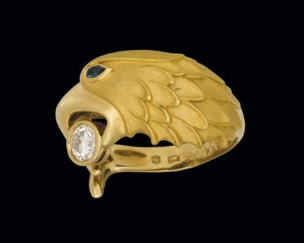 Ring aus 18 Karat Gelbgold der Marke CARRERA &amp;