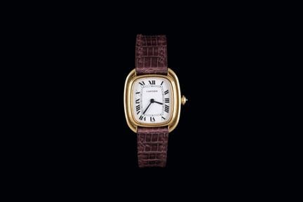 Cartier Gondole Herrenarmbanduhr aus 18 Karat Gelb
