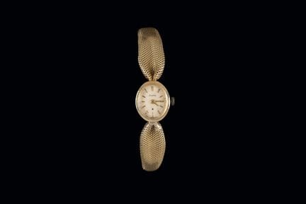 Ladies' PLATO wristwatch, made of 14K yellow gold.