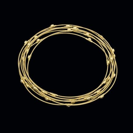 Armband aus 18-karätigem Gelbgold mit Diamanten in