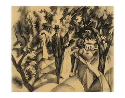 August Macke (1887–1914), (After) - "Walk on the B