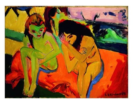 Ernst Ludwig Kirchner (1880-1938) (Según) - «Dos m
