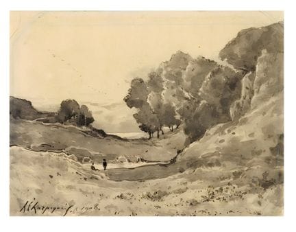 Henri Harpignies (1819-1916), (D’après) - "Le vall