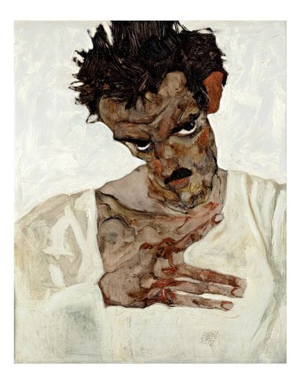 Egon Schiele (1890–1918), (After) - "Self-Portrait