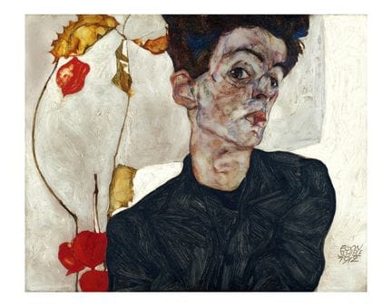 Egon Schiele (1890-1918), (D’après) - "Autoportrai