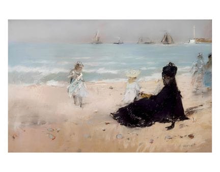 Berthe Morisot (1841–1895), (After) - " On the Bea