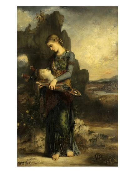 古斯塔夫·莫罗（1826-1898），（据） - 《奥菲斯》  采用Fabriano Ref：Tin