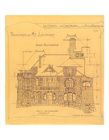 Hector Guimard (1867–1942), (After) - “Rear Facade