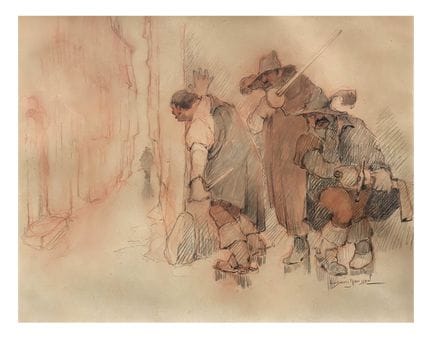 Ludovic Janssen (1888-1954), (D’après) - "Le Guet-