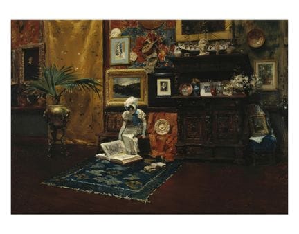 William Merritt Chase (1849-1926), (Según) - «Stud