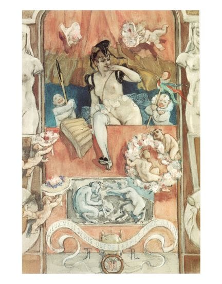 Félicien Rops (1833–1898), (After) — “Les Adieux d