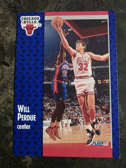 NBA, FLEER trading card, 1991, Will PERDUE, No. 32