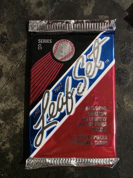 BASEBALL, pack of 15 trading cards + 3 puzzle card