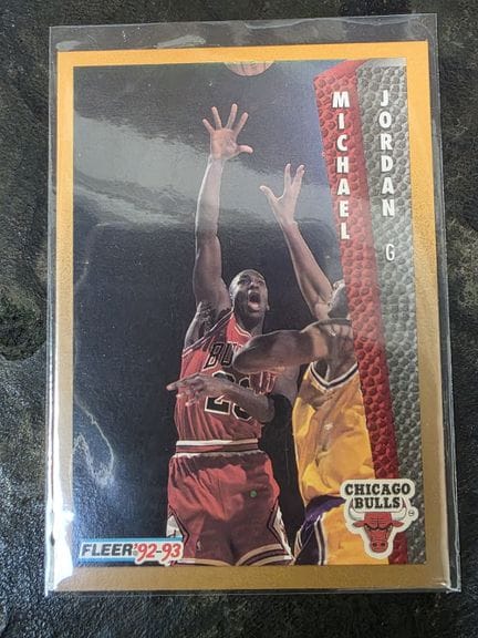 NBA, Michael JORDAN trading card by FLEER, 1992–93