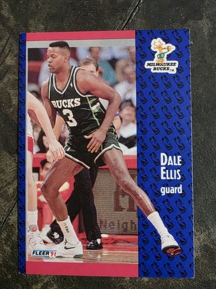 NBA, carte à collectionner par FLEER, 1991, Dale E