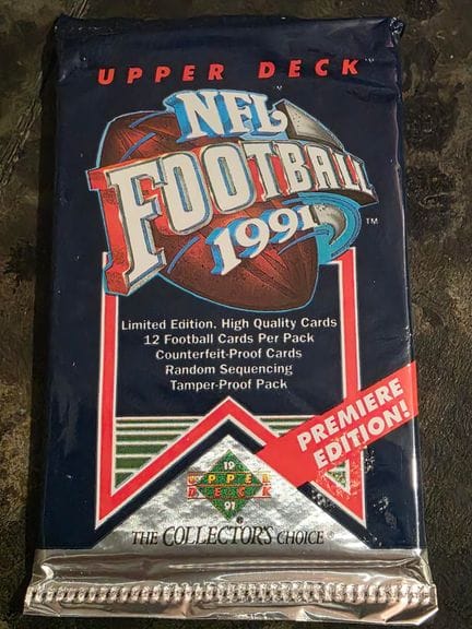 NFL FOOT US, pack of 12 trading cards, High Series