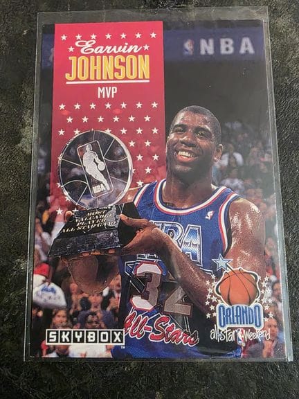 NBA, EARWIN JOHNSON, carte à collectionner par SKY