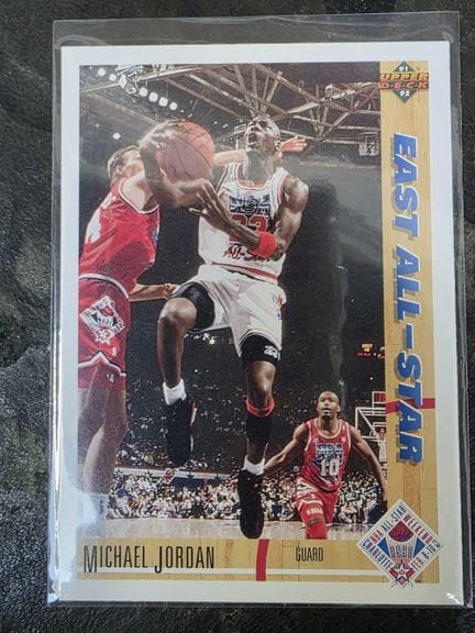 NBA, carte à collectionner Michael JORDAN par UPPE