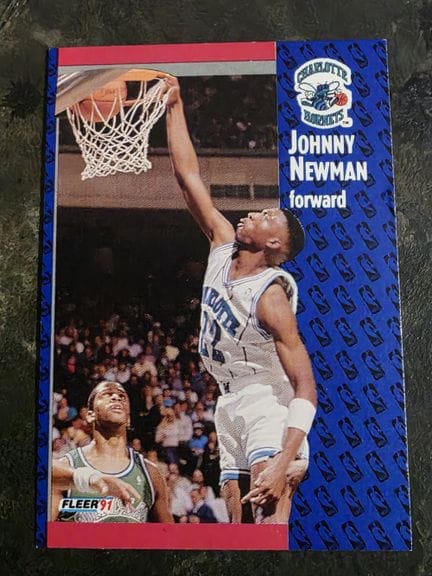 NBA, FLEER trading card, 1991, Johnny NEWMAN, No. 