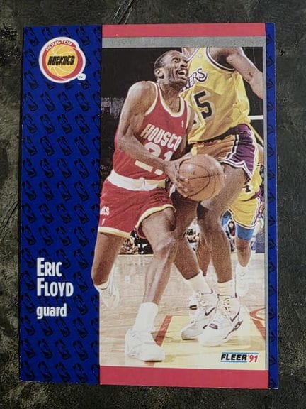 NBA, carte à collectionner par FLEER, 1991, Eric F