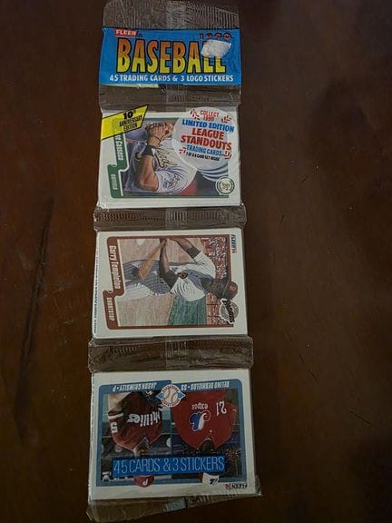 棒球，FLEER 1990年推出的45张收藏卡超级套装