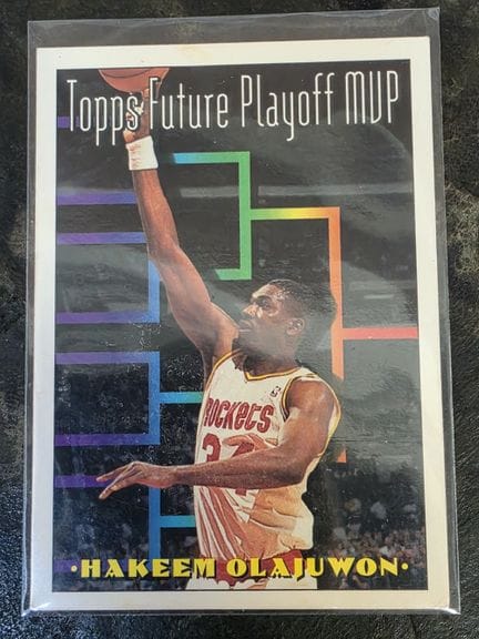 NBA, HAKEEM OLAJUWON, 1994 TOPPS trading card