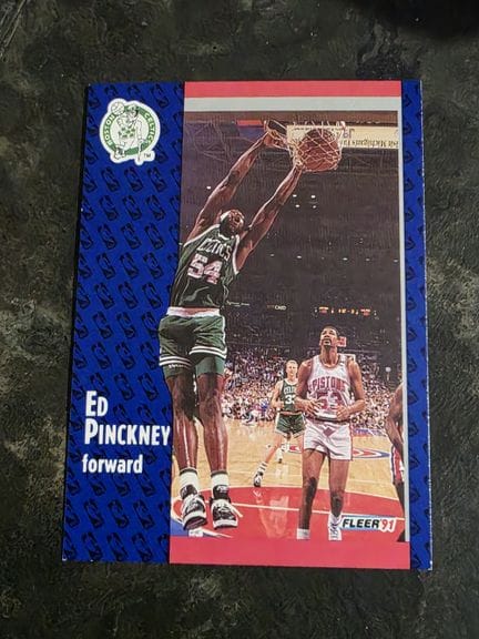 NBA, FLEER trading card, 1991, Ed PINCKNEY, No. 15