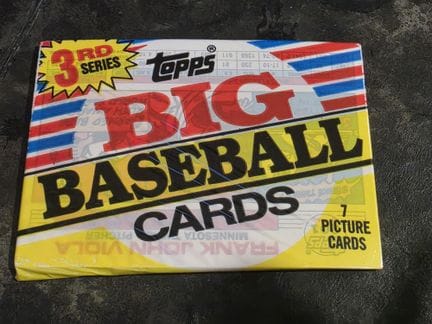 BASEBALL, pack of 7 trading cards, First Series by