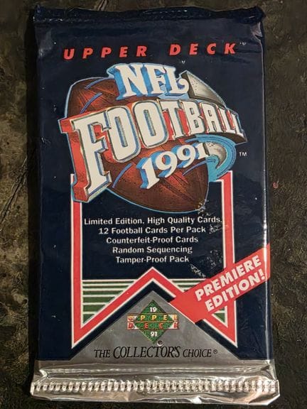 NFL FOOT US, paquet de 12 cartes à collectionner, 