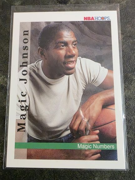NBA, MAGIC JOHNSON, 1992 SKYBOX trading card