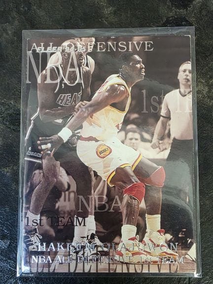 NBA, HAKEEM OLAJUWON, 1994 FLEER trading card