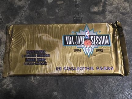 NBA JAM SESSION, pack of 12 large-format trading c