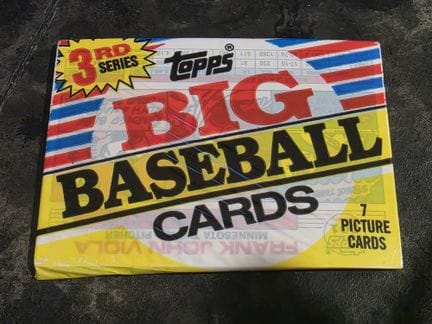 BASEBALL, pack of 7 trading cards, First Series by