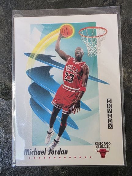 NBA，SKYBOX出品的迈克尔·乔丹收藏卡