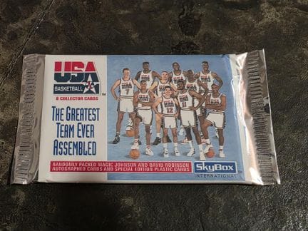 NBA, 8-card trading card pack, "The Greatest Team 