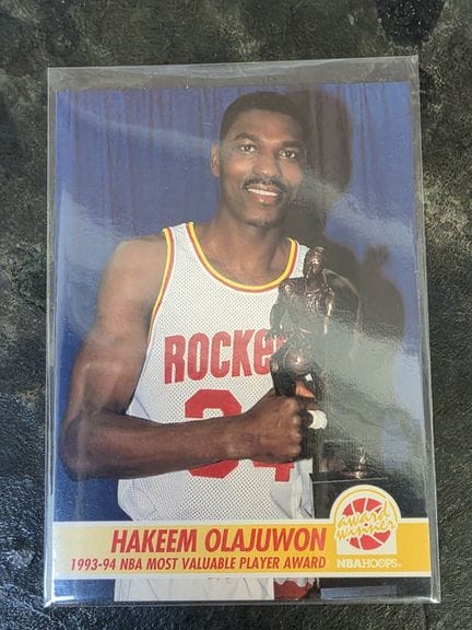 NBA, HAKEEM OLAJUWON, 1994 SKYBOX trading card
