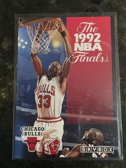 NBA, Scottie PIPPEN, collectible card by SKYBOX, 1