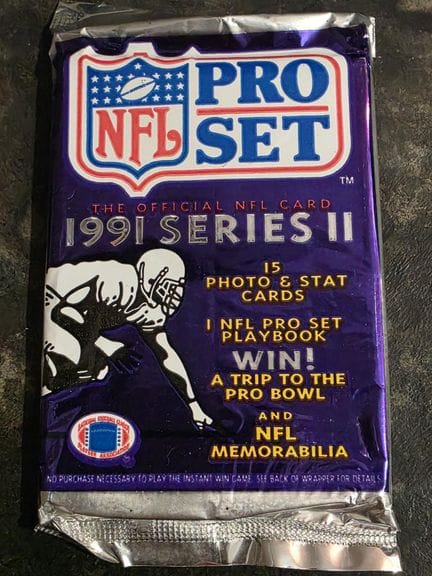NFL, paquet de15 cartes à collectionner series II 